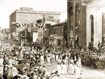 Apple Blossom 1925. Staunton Military Academy cadets